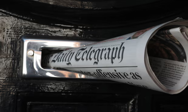 Barclay family reclaims Telegraph.
Image Source: The Guardian